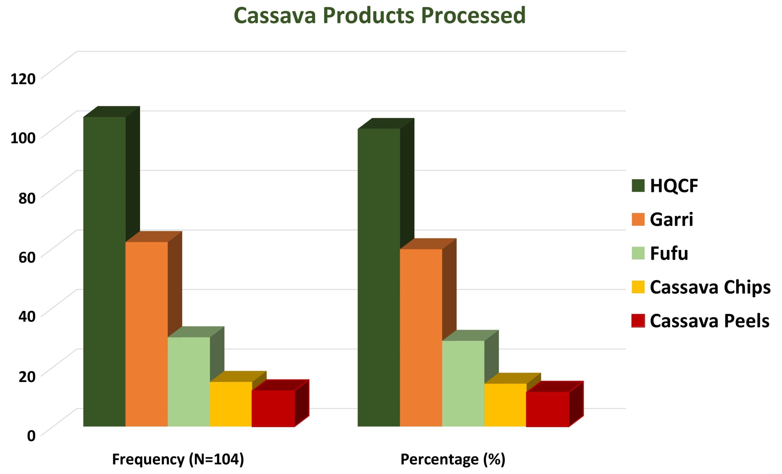 Cassava Products Processed